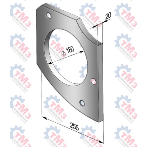 Бронеплита СБ-170-1.21.01.035 Бронеплита СБ-170-1.21.01.035