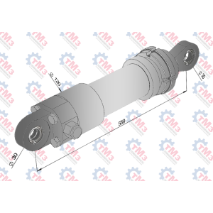 Гидроцилиндр плунжерный