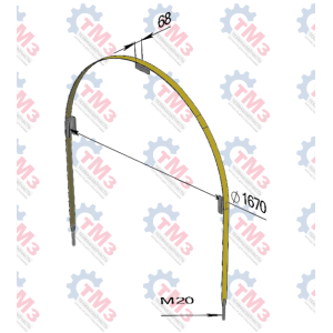 Лента тормозная (ограничительная)