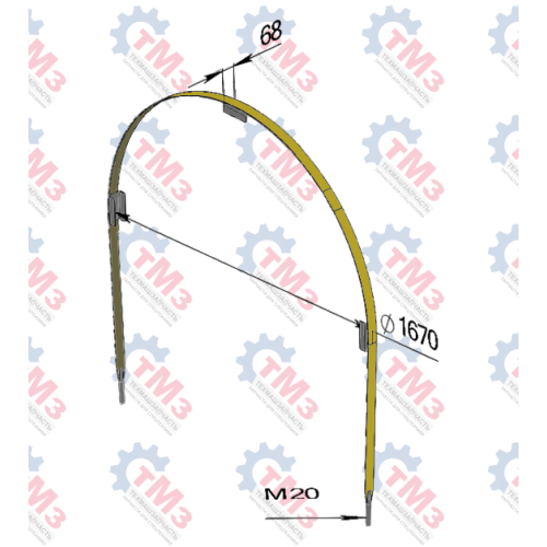 Лента тормозная (ограничительная) Лента тормозная (ограничительная)