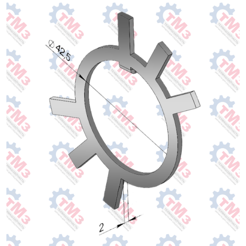 Шайба стопорная СБ-92-1А.01.11.011 Шайба стопорная СБ-92-1А.01.11.011